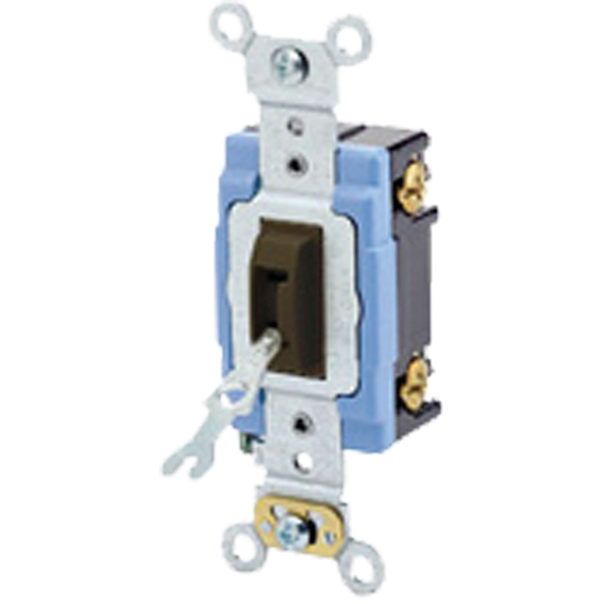 Back & Side-Wired Quiet Switch with Locking Single-Pole Toggle