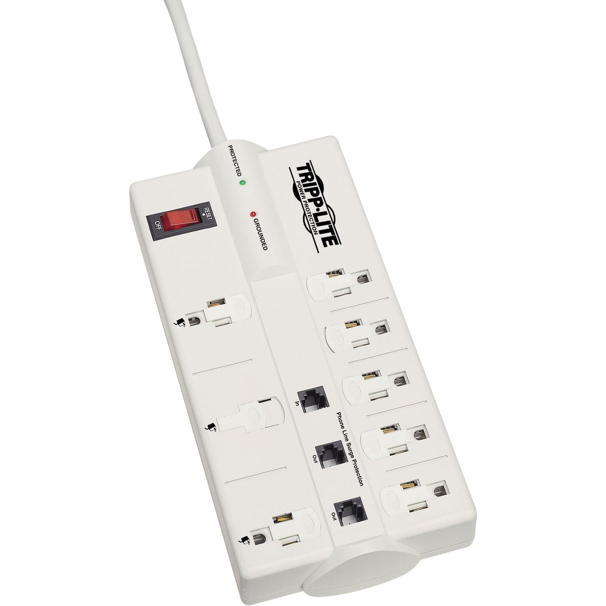 Protect-It Surge Suppressors, 8 Outlets, 2160, 1800 W, 8' Cord