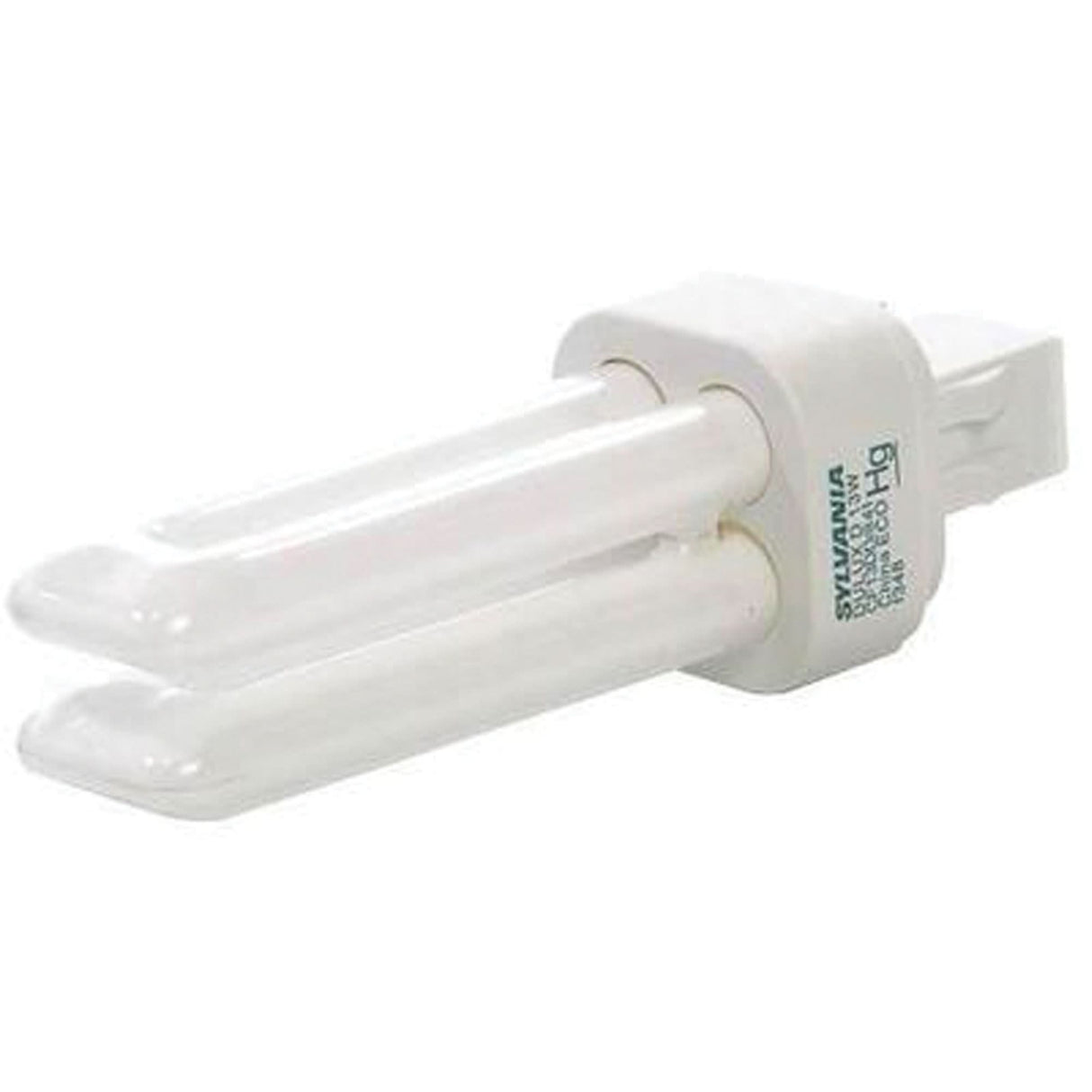 Compact Flourescent Lamps - Universal, T4X2, 13 W, 4100 K, GX23-2 Base, 10000 hrs.