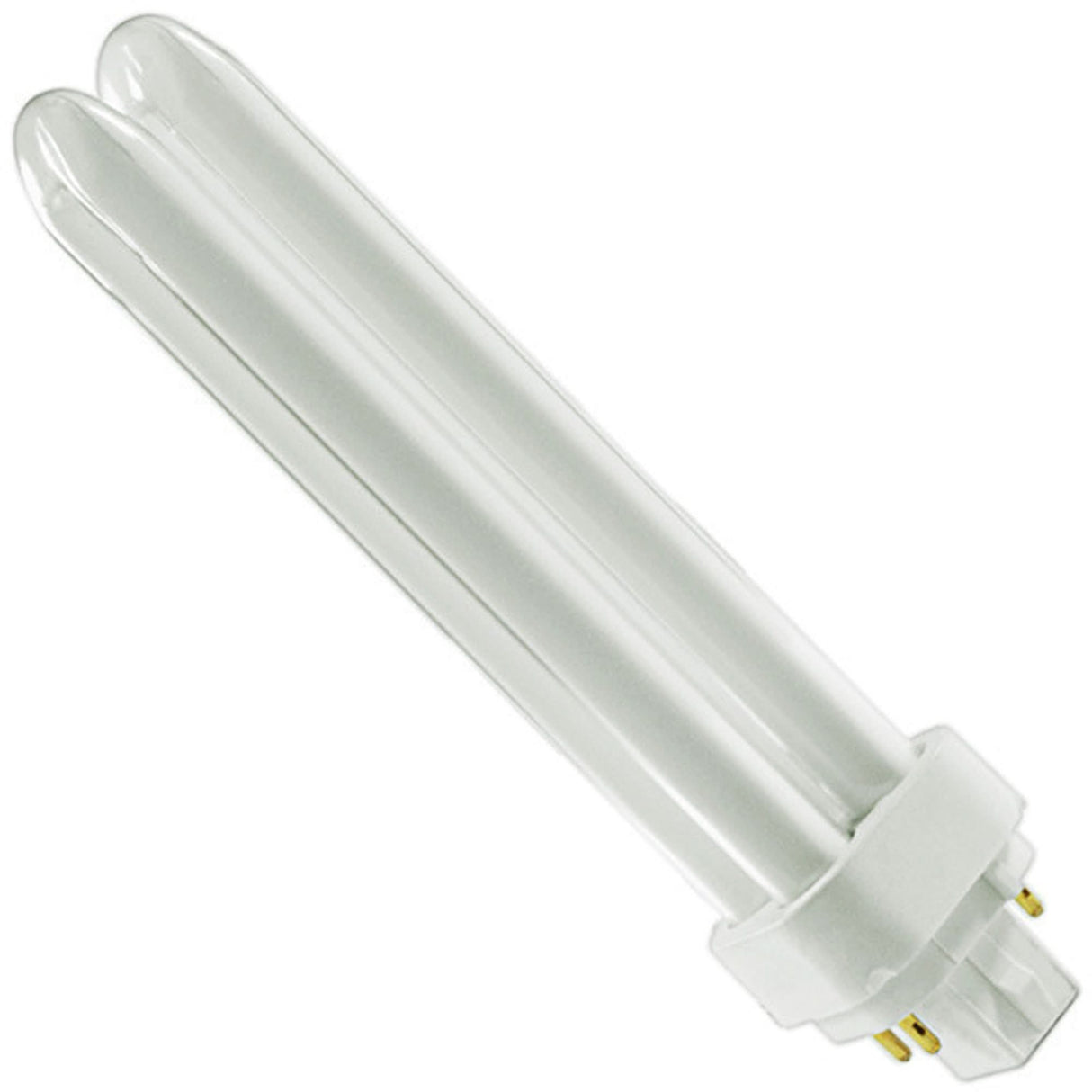 Compact Fluorescent Lamps, T4, 26 W, 3500 K, G24Q-3 Base, 12000 hrs.