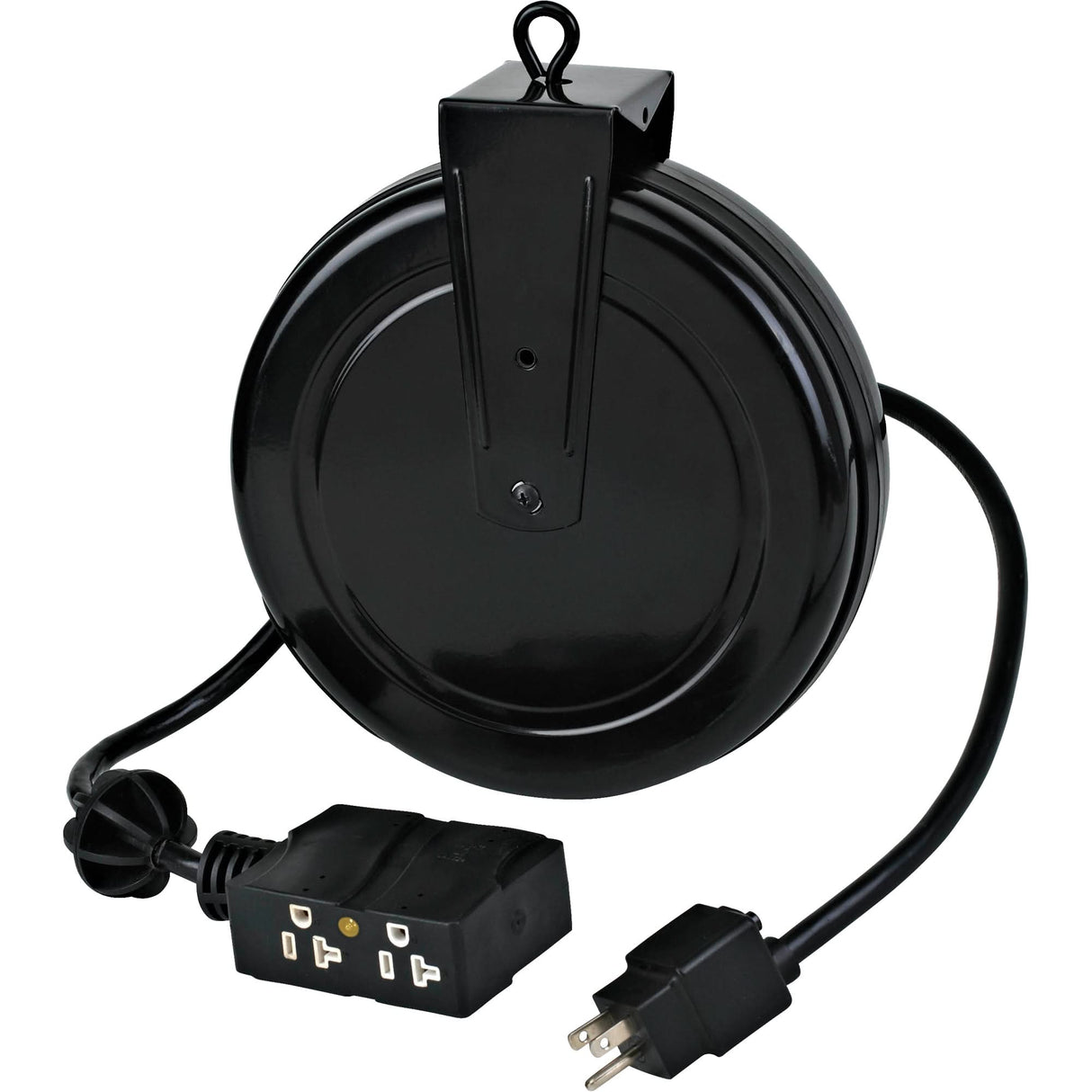 Cord Reel - Industrial, 20', SJTOW, 12/3/3-Dec Gauge, 15 A