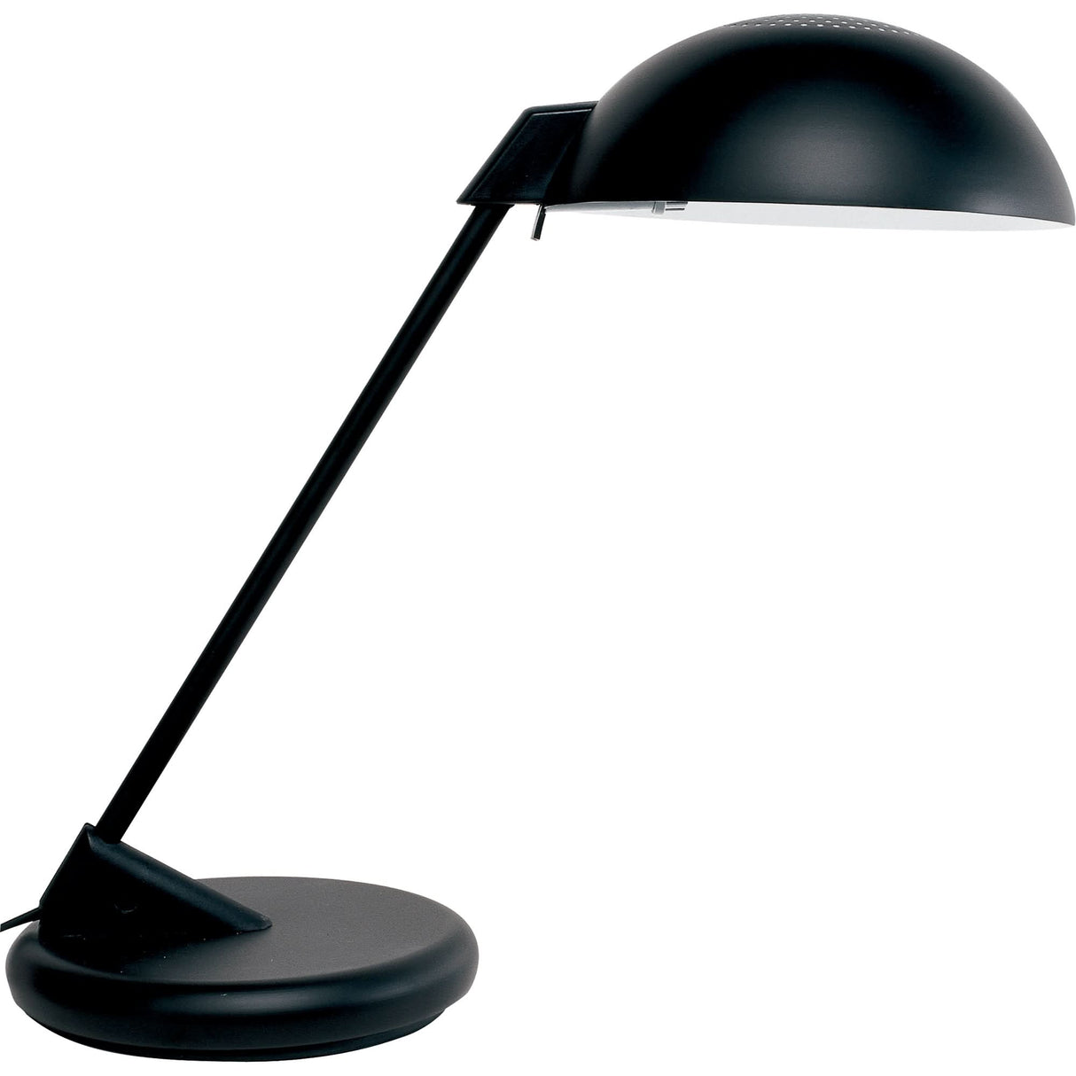 Desk Lamp, 100 W, Incandescent, Black