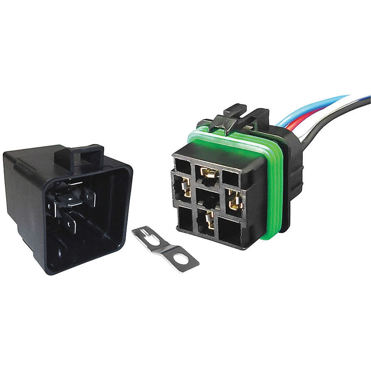 Weather-Resistant Sealed Relay & Pigtail Combo Pack, Mini-Breaker, 30 Amps, 24 V