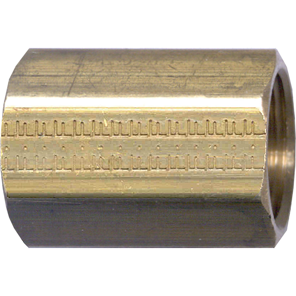 Pipe Coupling, Brass, 1/2"