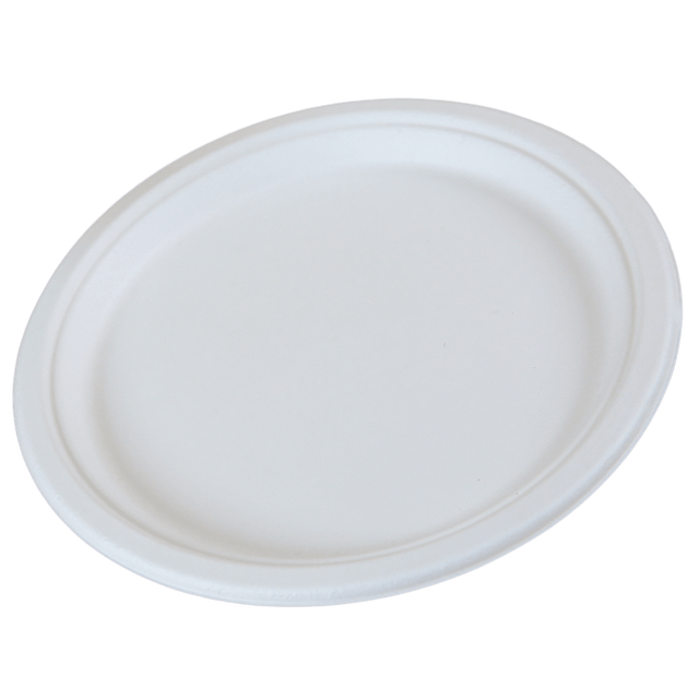 10" Round Sugarcane Plate - 1-Comp.