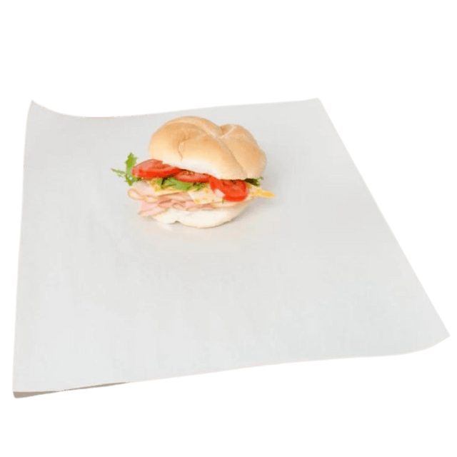 12" x 12" White Wax Paper - Stratosphere Distribution