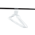 18" White Shirt Hanger, 14.5 Gauge - Stratosphere Distribution