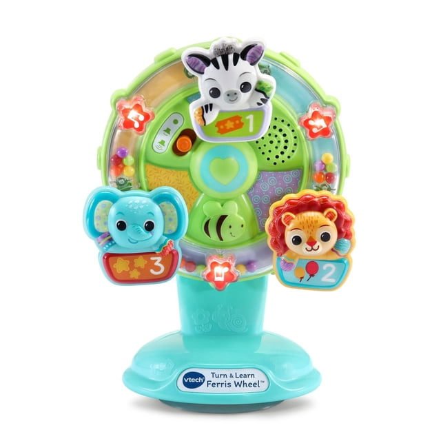 VTech Turn & Learn Ferris Wheel™ Interactive Baby Toy With Suction Cup - English Version