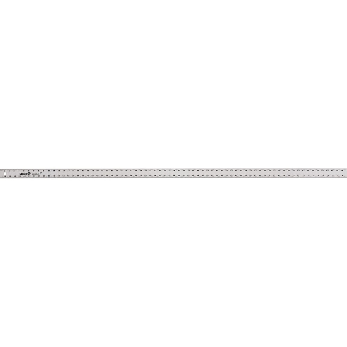 Heavy-Duty Straight Edge, 72" L, Aluminum, 1" Graduations