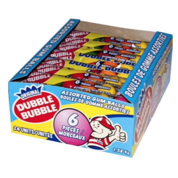 DUBBLE BUBBLE ASSTORTED 36CT/1.3KG