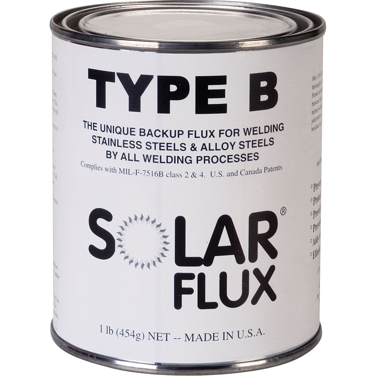 Type B Backup Flux, Can