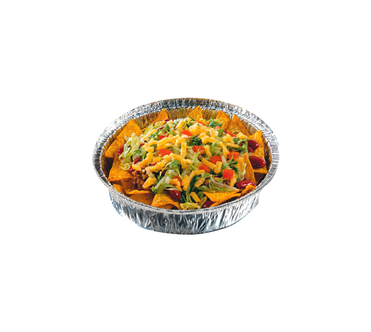 7" Round Foil Take-Out Containers - Heavy Duty