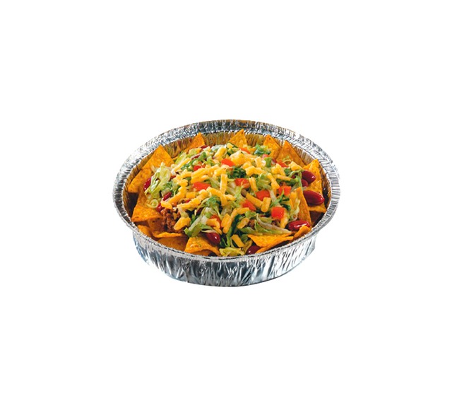 7" Round Foil Take-Out Containers - Heavy Duty