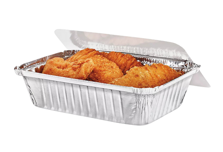 2.25 lb Rectangular Foil Take-Out Containers