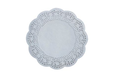 7.5" White Paper Doilies