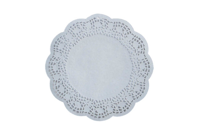 7.5" White Paper Doilies