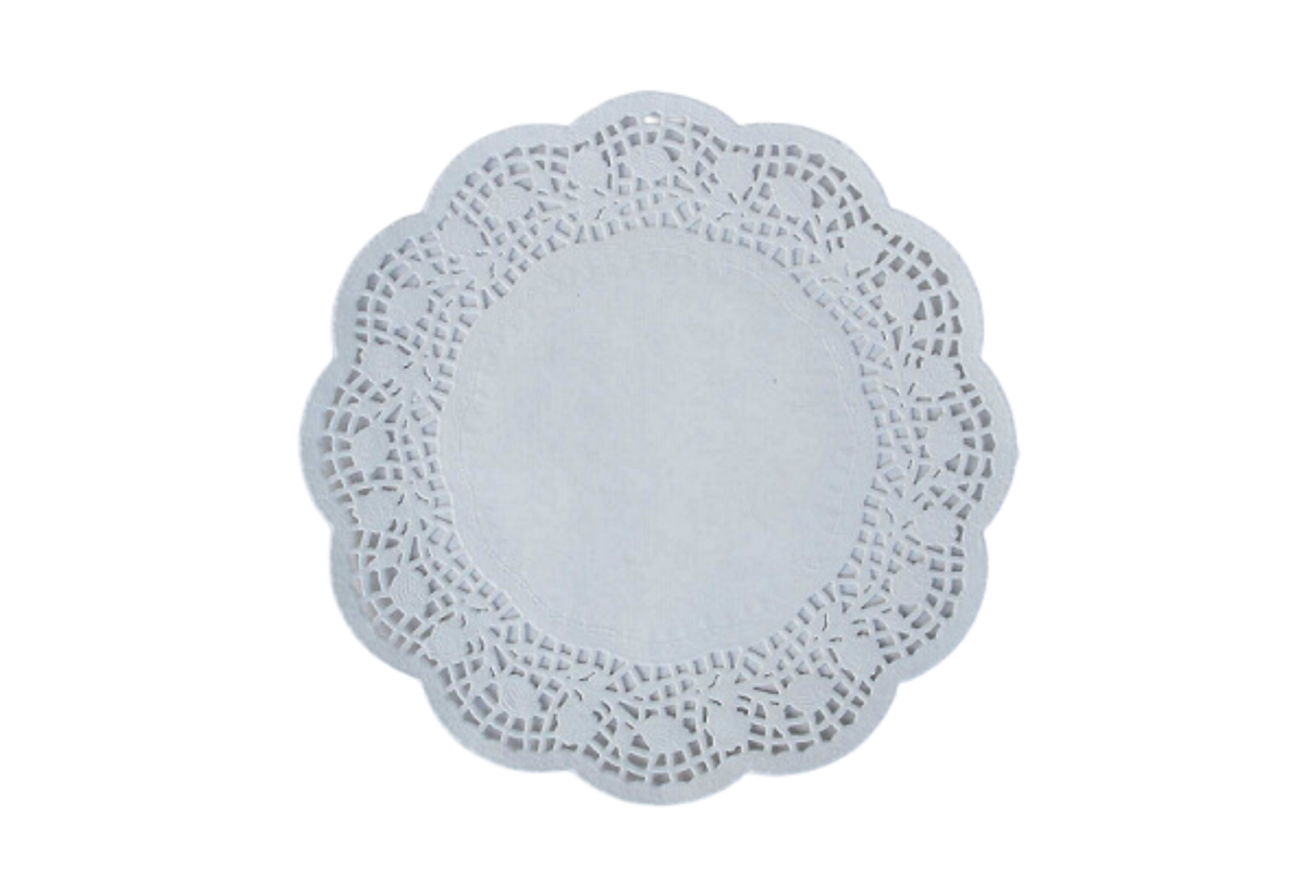 9" White Paper Doilies