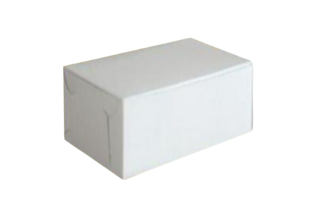 6" x 3.25" x 3” White Cake Box