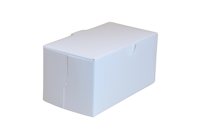 8" x 4" x 3.5" White Cake Box