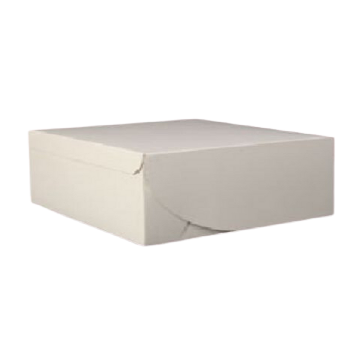 7" x 7" x 3.5" White Cake Box