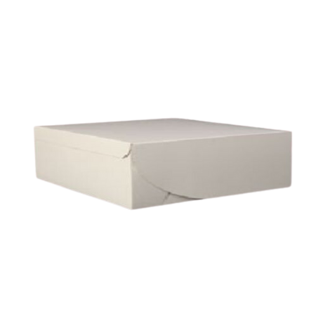 9" x 9" x 2.5" White Cake Box