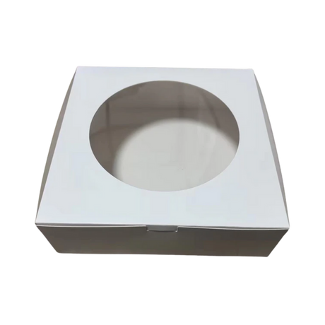 White Cake Boxes with Window
