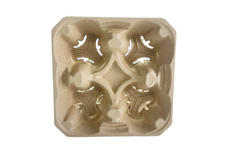 4-Cup Carry Tray for 8 to 32 oz cups