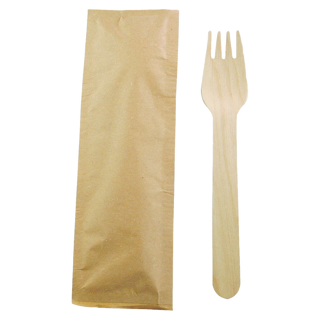 6.25" Individually Wrapped Birch Wood Forks