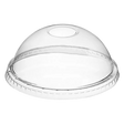 98mm Straw Slotted Dome PET Lids for 16-20 oz PET Cups
