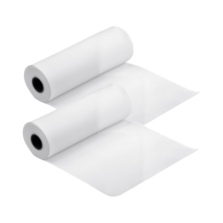 15" x 7" White Paper Roll