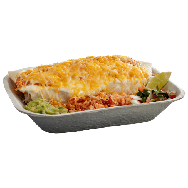 6.7" X 4.7" Pulp Food Trays