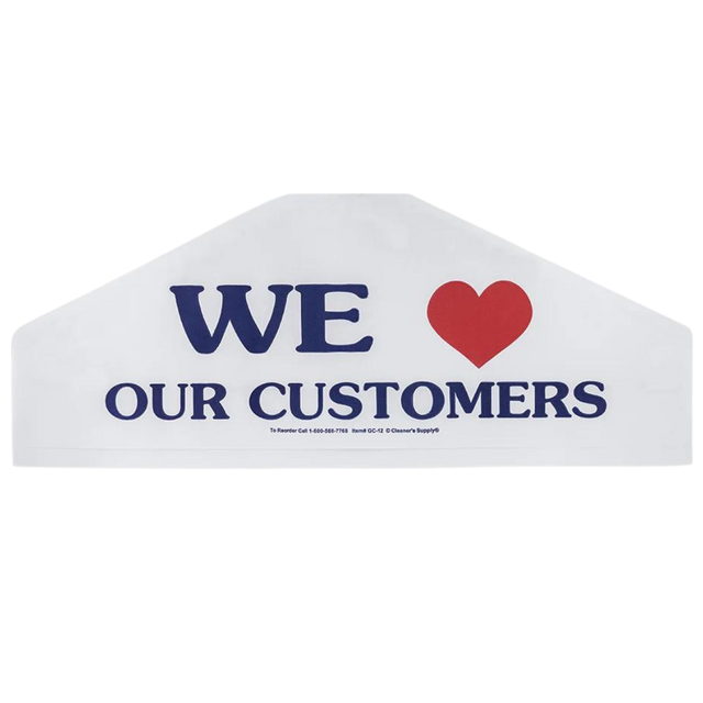 20" Printed "We Love" Back Fold Garment Cover