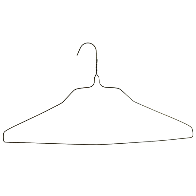 16" Gold Shirt Hanger, 14.5 Gauge