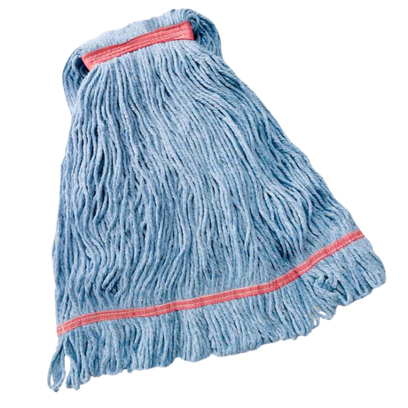 24 oz Blue Narrow Band Cotton Mop Head