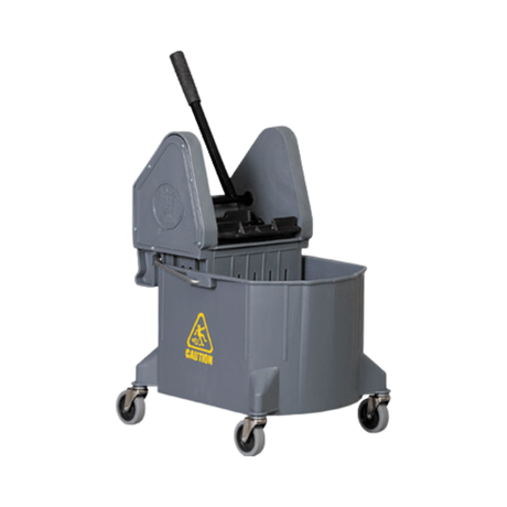 Marino Grey 32QT Downpress Bucket and Wringer