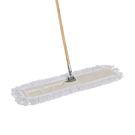 12" Cotton Dust Mop Complete Set with Handle