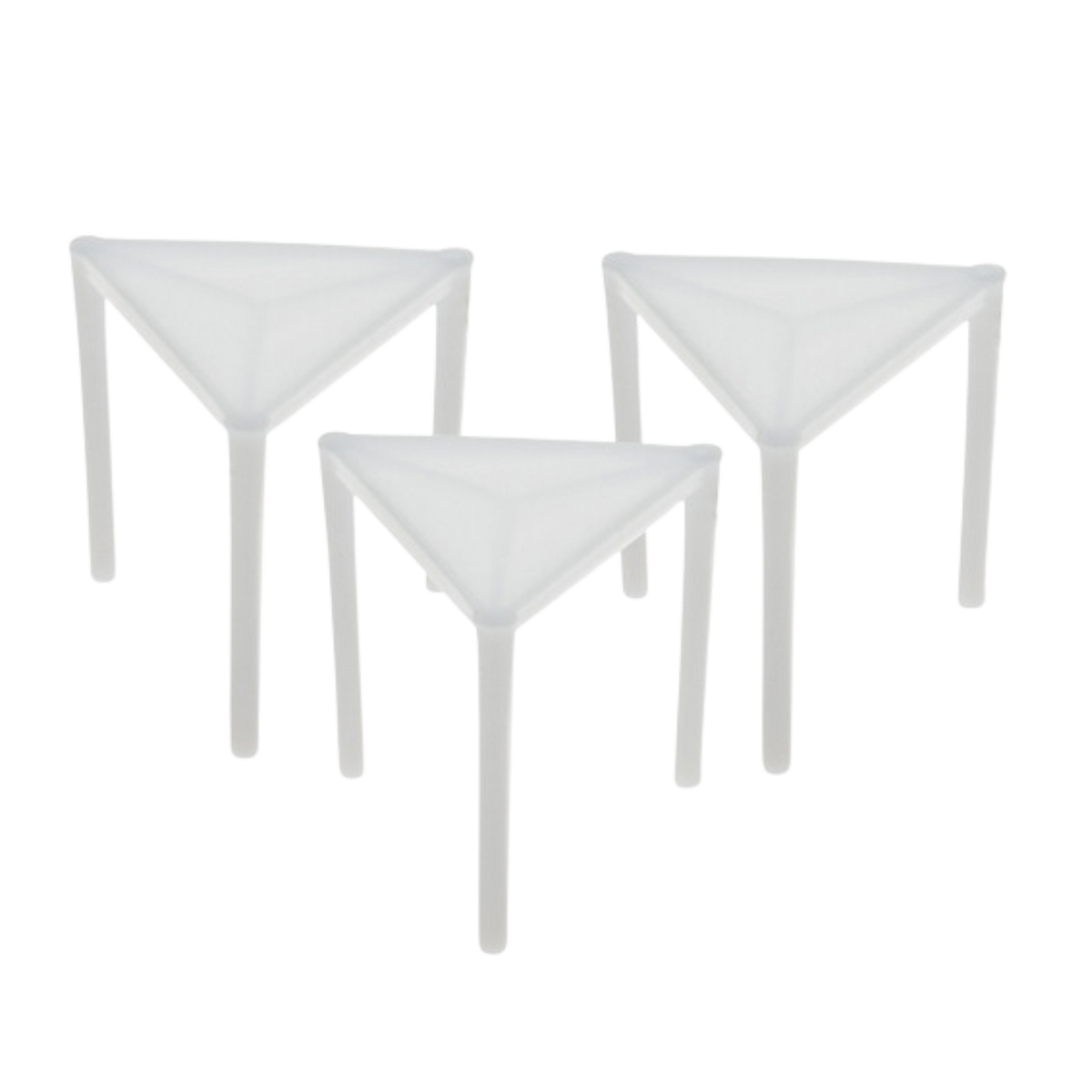 Plastic White Pizza Box Support