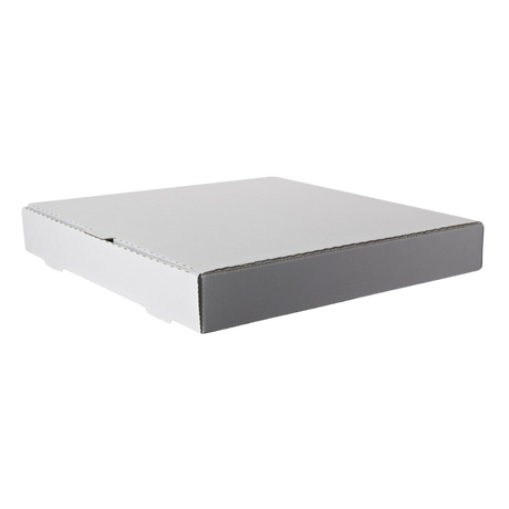 15" x 21" x 2" White B-Flute Pizza Boxes