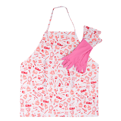 Apron & Gloves Set (Medium Gloves)