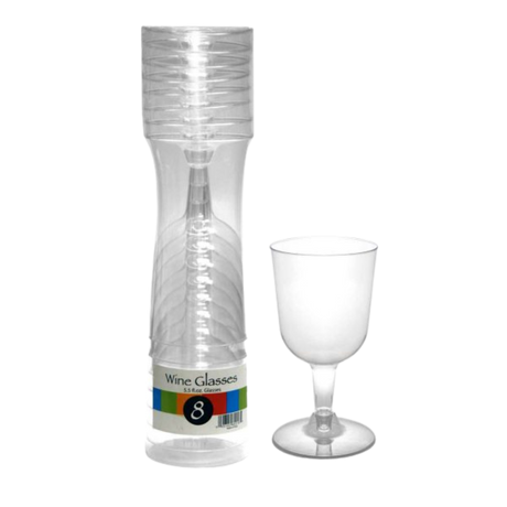 5.5 oz Clear Wine Glasses