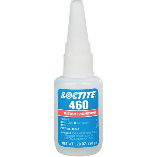 Prism™ 460 Instant Adhesive, Clear, Bottle, 20 g