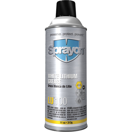 LU100 White Lithium Grease, Aerosol Can