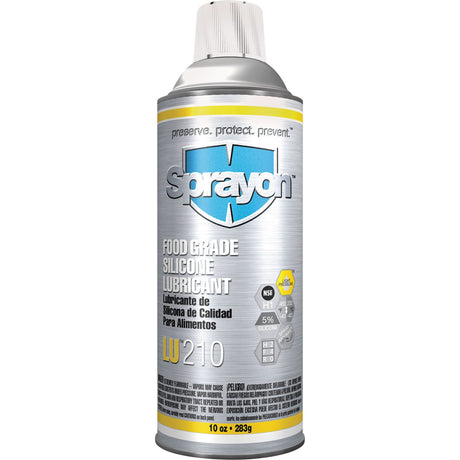 LU210 Food Grade Silicone Lubricant, Aerosol Can