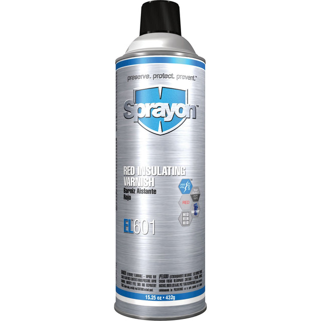 EL601 Insulating Varnish, 15.25 oz., Aerosol Can, Red