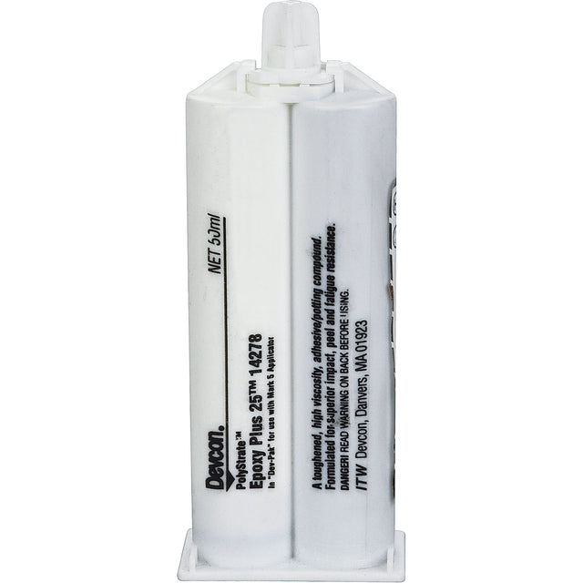 Epoxy Plus 25™, Two-Part, Dual Cartridge, 50 ml., Grey
