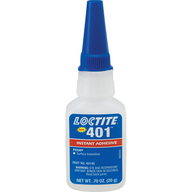 Prism™ 401 Instant Adhesive, Clear, Bottle, 20 g