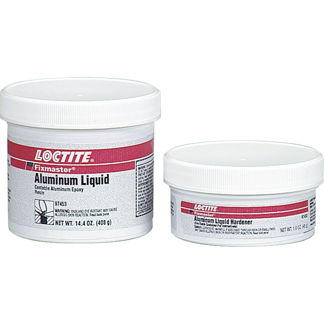 Fixmaster® Aluminium Liquid Adhesive, 681 g, Kit, Two-Part, Grey