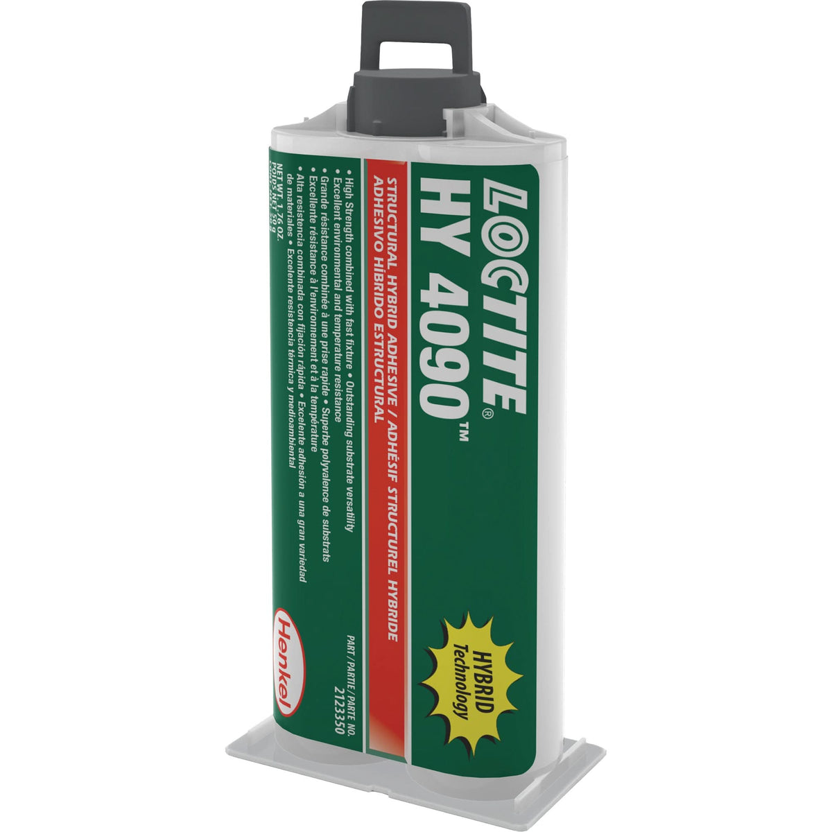 HY 4090™ Structural Repair Hybrid Adhesive, Two-Part, Dual Cartridge, 50 g, Off-White