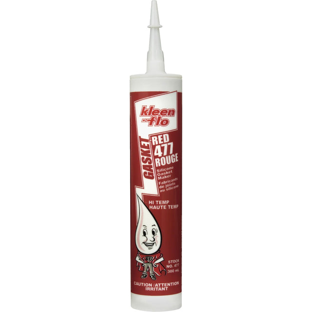 Hi-Temp Silicone Gasket Maker, Cartridge, Red