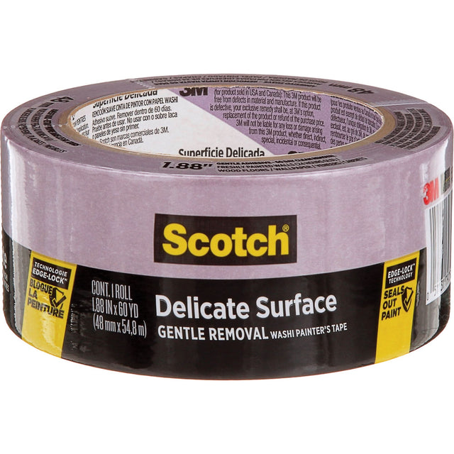 Scotch® Delicate Surface Painter's Tape, 48 mm (1-7/8") x 55 m (180'), Purple